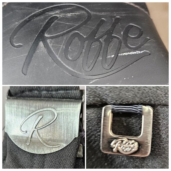 Vint Roffe Women Snow Ski Pant Bib Overall Jumpsuit 6 Black Wool Blend Zip USA - Picture 10 of 10